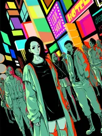 月落列车漫画封面